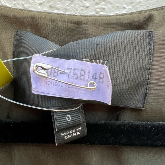 J crew army green trench sleeveless jumpsuit size 0 - Picture 4 of 8